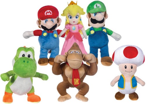 Luigi peluche super - cm,